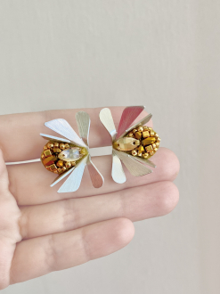 Aros Bicho Dorado