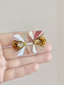 Aros Bicho Dorado
